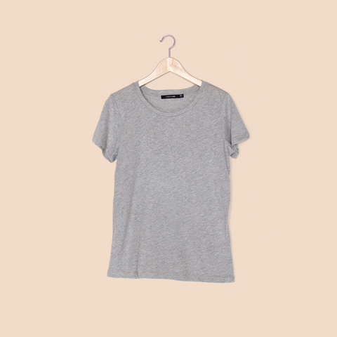 Crew Neck T-Shirt / Heather Grey - T-Shirt - FORREST and BOB