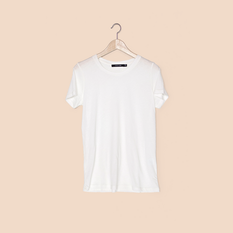 Crew Neck T-Shirt / White - T-Shirt - FORREST and BOB