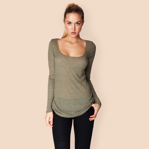 Denton / Olive - Blouse - FORREST and BOB