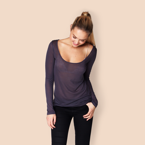 Loma / Charcoal - Blouse - FORREST and BOB