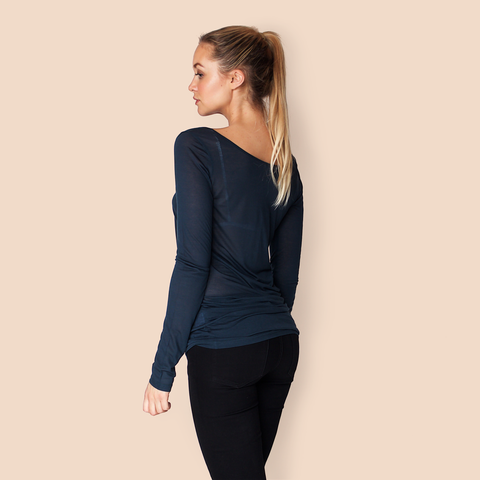 Loma / Dark Blue - Blouse - FORREST and BOB