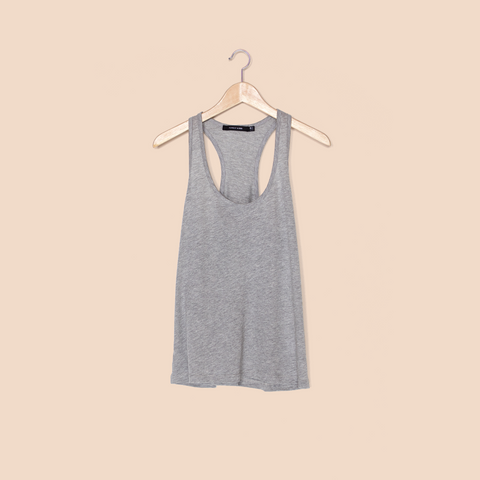 Racer Tank Top / Heather Grey - Tanktop - FORREST and BOB
