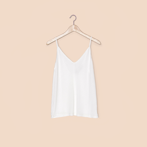  Skinny Strap / White - Tanktop - FORREST and BOB