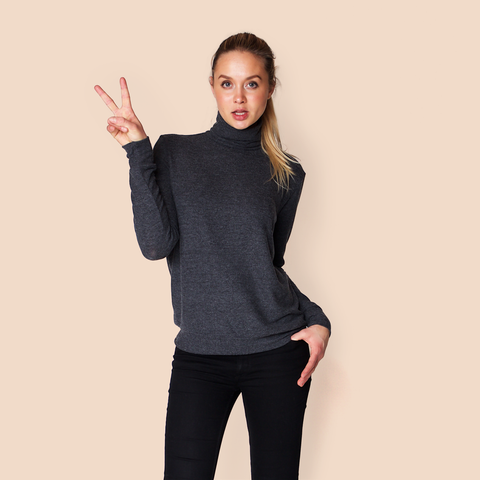 Turtleneck / Dark Grey - Sweater - FORREST and BOB
